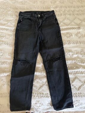 American Eagle Outfitters Black High-Rise Jeans
